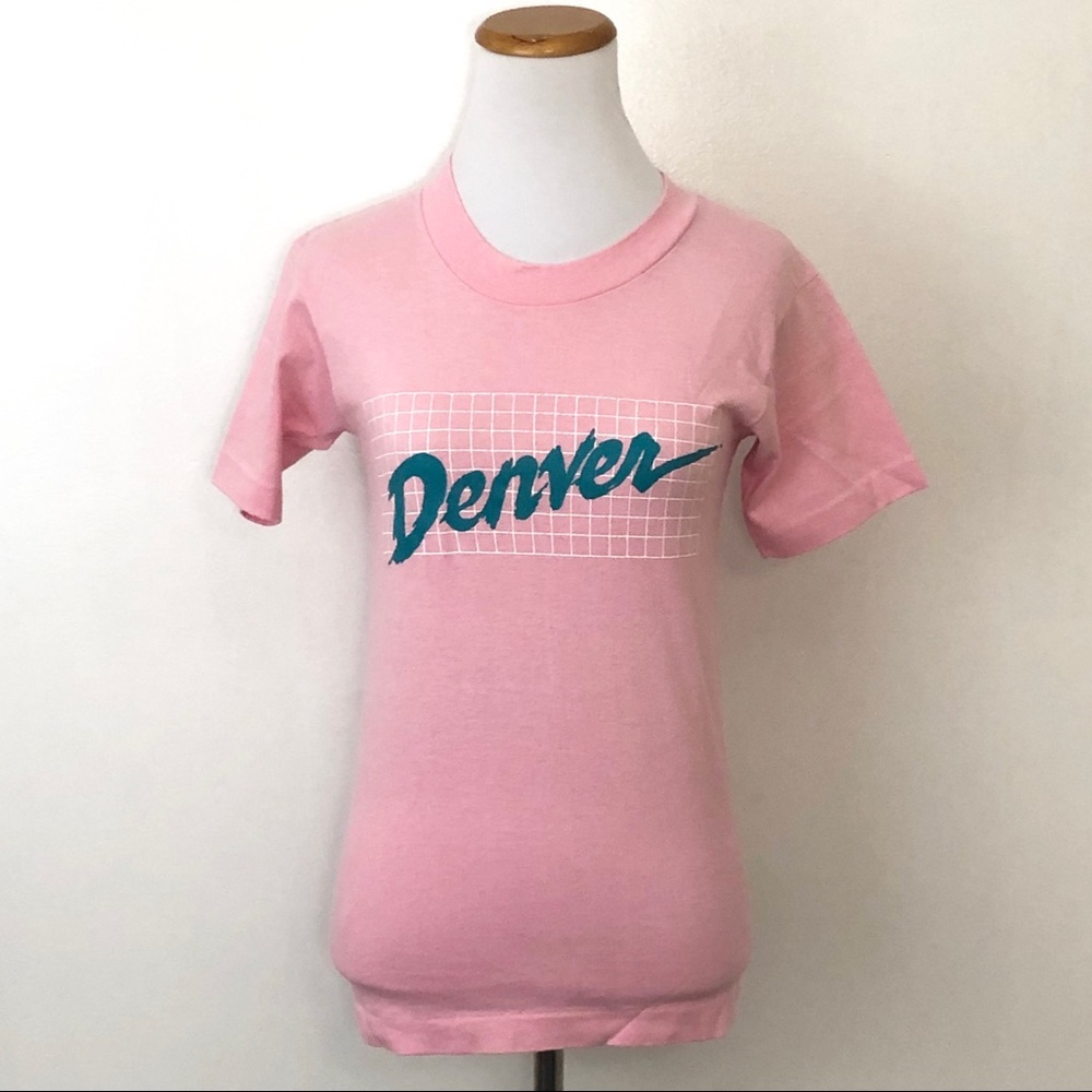 Vintage 80s DENVER Tee Shirt Small